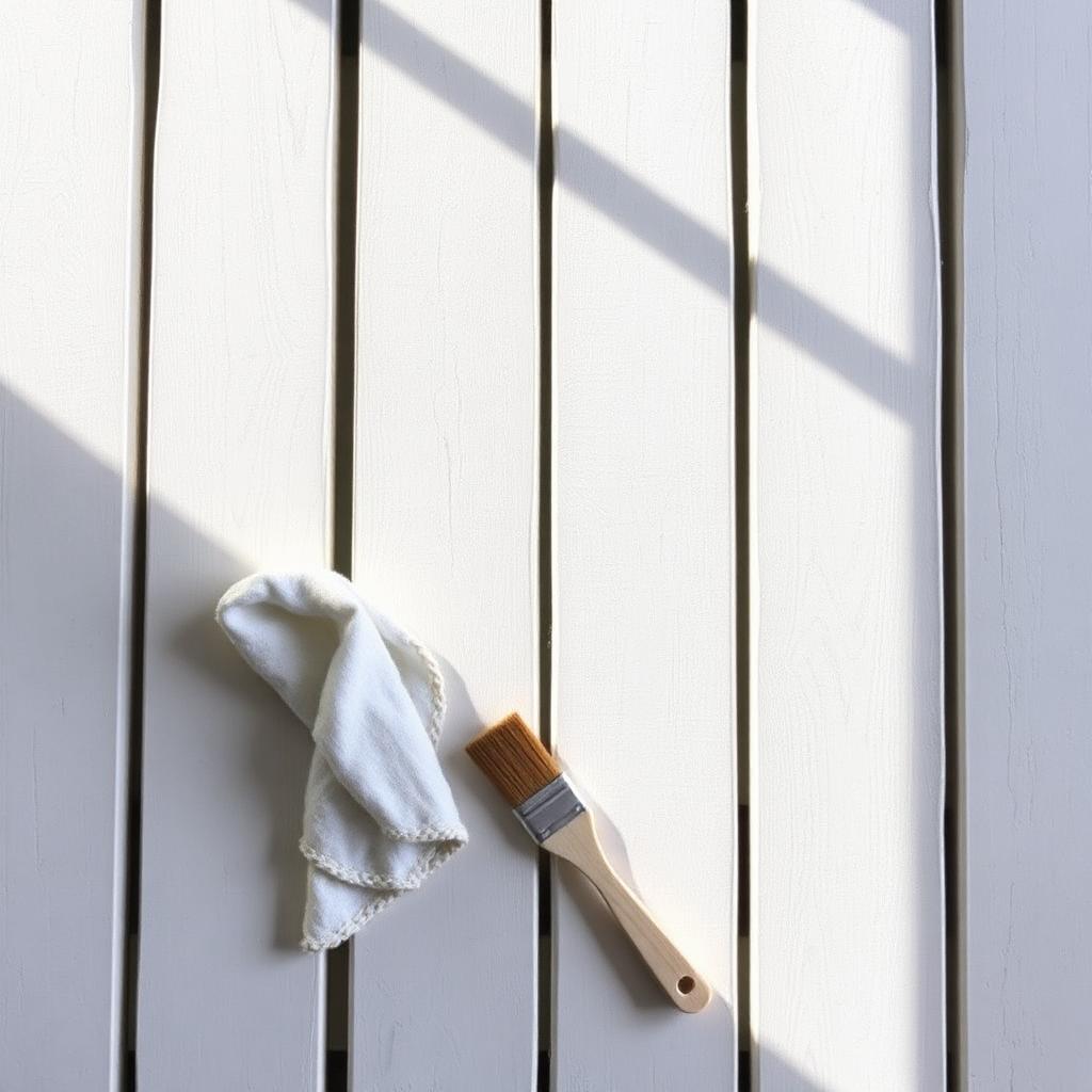Whitewashed reclaimed wood planks with visible grain showing through